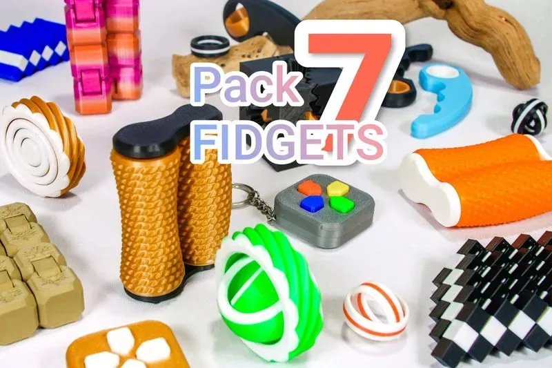 Pack 7 FIDGETS Satisfaisants — visuel 2