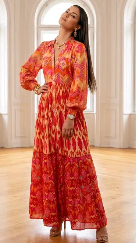 Robe longue "NAÏADE"