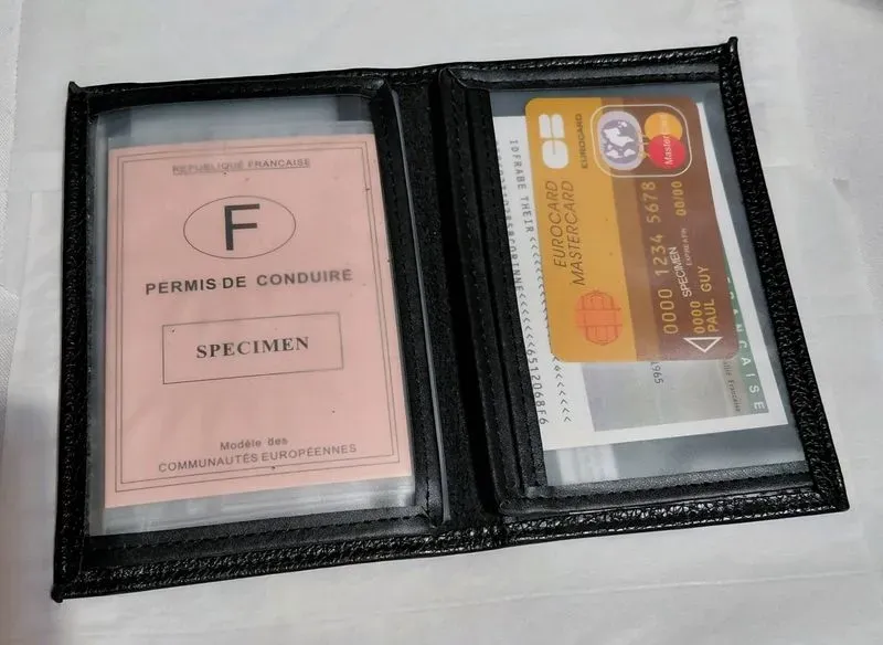 Portefeuille noir pour hommes  — visuel 2
