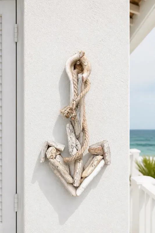ancre marine et son cordage