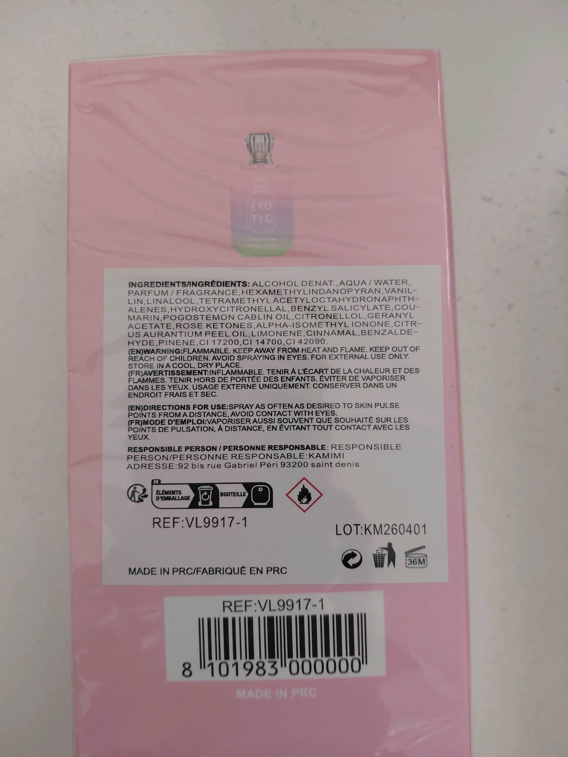 Eau de Parfum EXOTIC — visuel 2