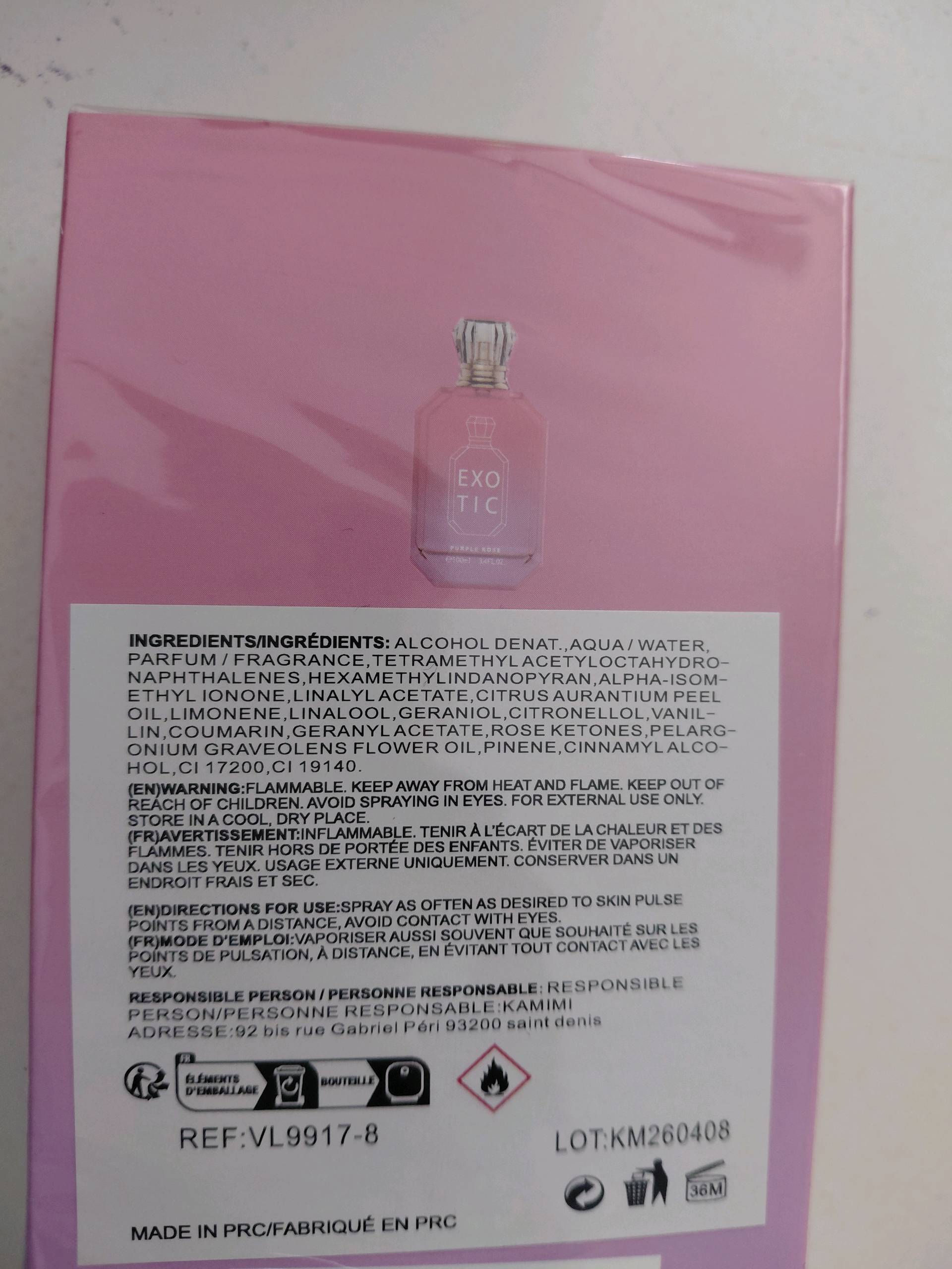 Eau de Parfum EXOTIC — visuel 3