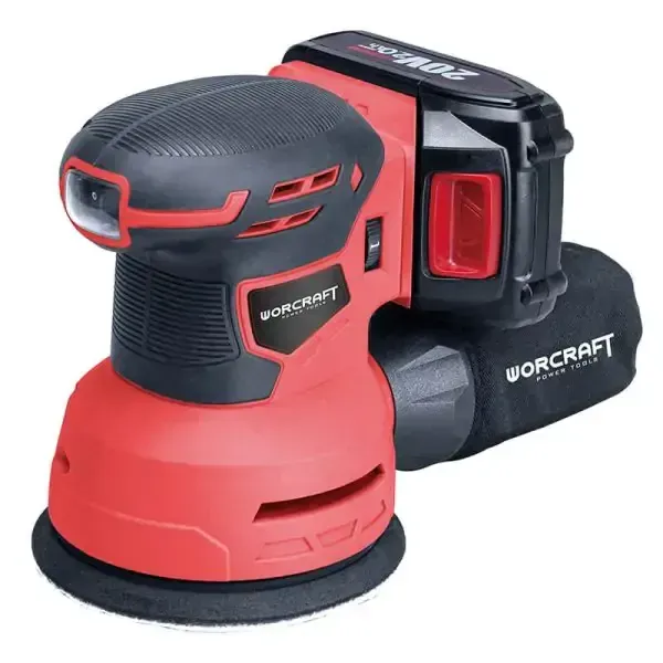 ponceuse orbitale worcraft+ batterie 4ah et chargeur  — visuel 13