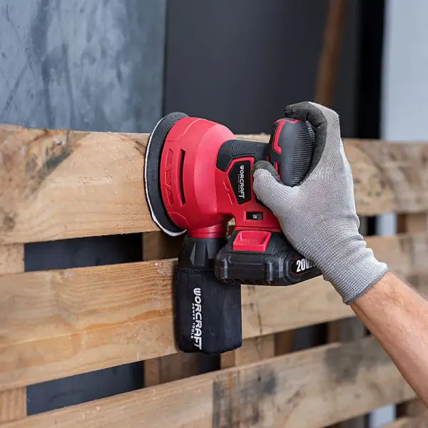 ponceuse orbitale worcraft+ batterie 4ah et chargeur — visuel 2