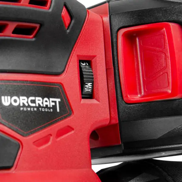ponceuse orbitale worcraft+ batterie 4ah et chargeur — visuel 11