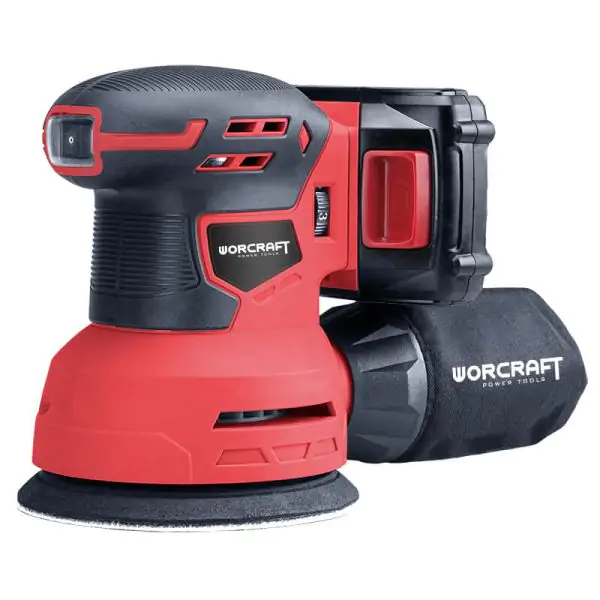 ponceuse orbitale worcraft+ batterie 4ah et chargeur — visuel 16