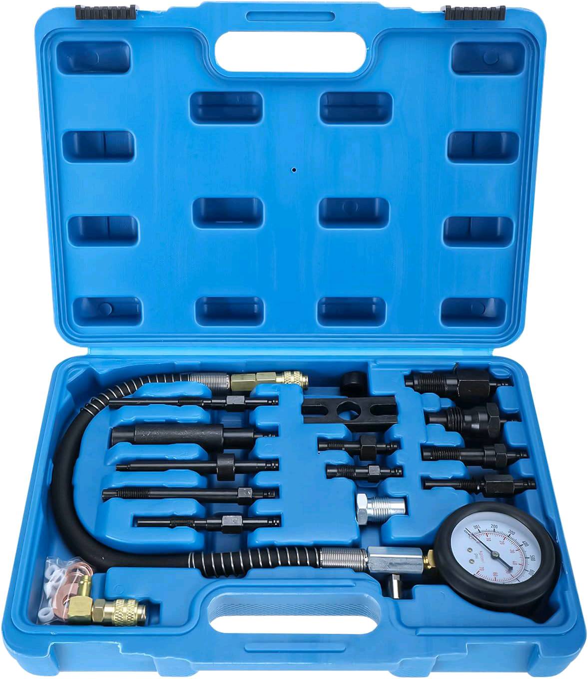 Compressiometre Diesel, 1000 PSI 70 Bar Testeur Compression Moteur Diesel, — visuel 11