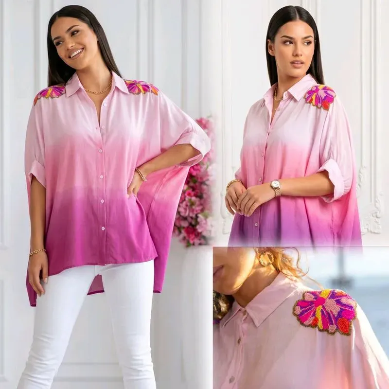 Chemise oversize " Perla "