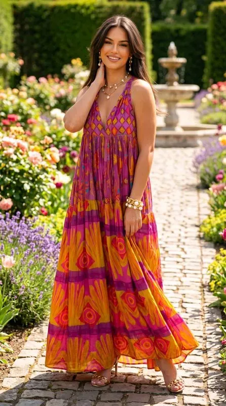 Robe longue "JASMINE "