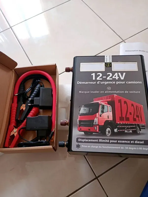 Gros booster de démarrage voiture et camion 12/24 volts  — visuel 3