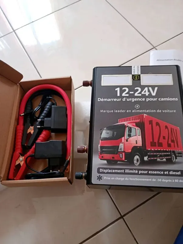 Gros booster de démarrage voiture et camion 12/24 volts  — visuel 2