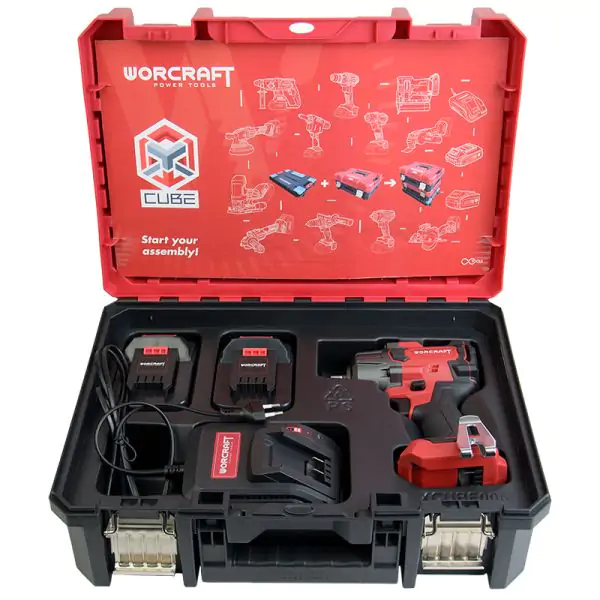 Coffret clé à choc 850Nm, malette 1 batterie 279€, malette 2 batteries 329€ — visuel 3