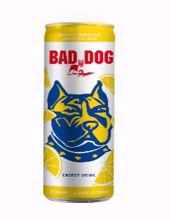 Boisson Bad  lots 24 Dog Energy Drink Citron 250ml