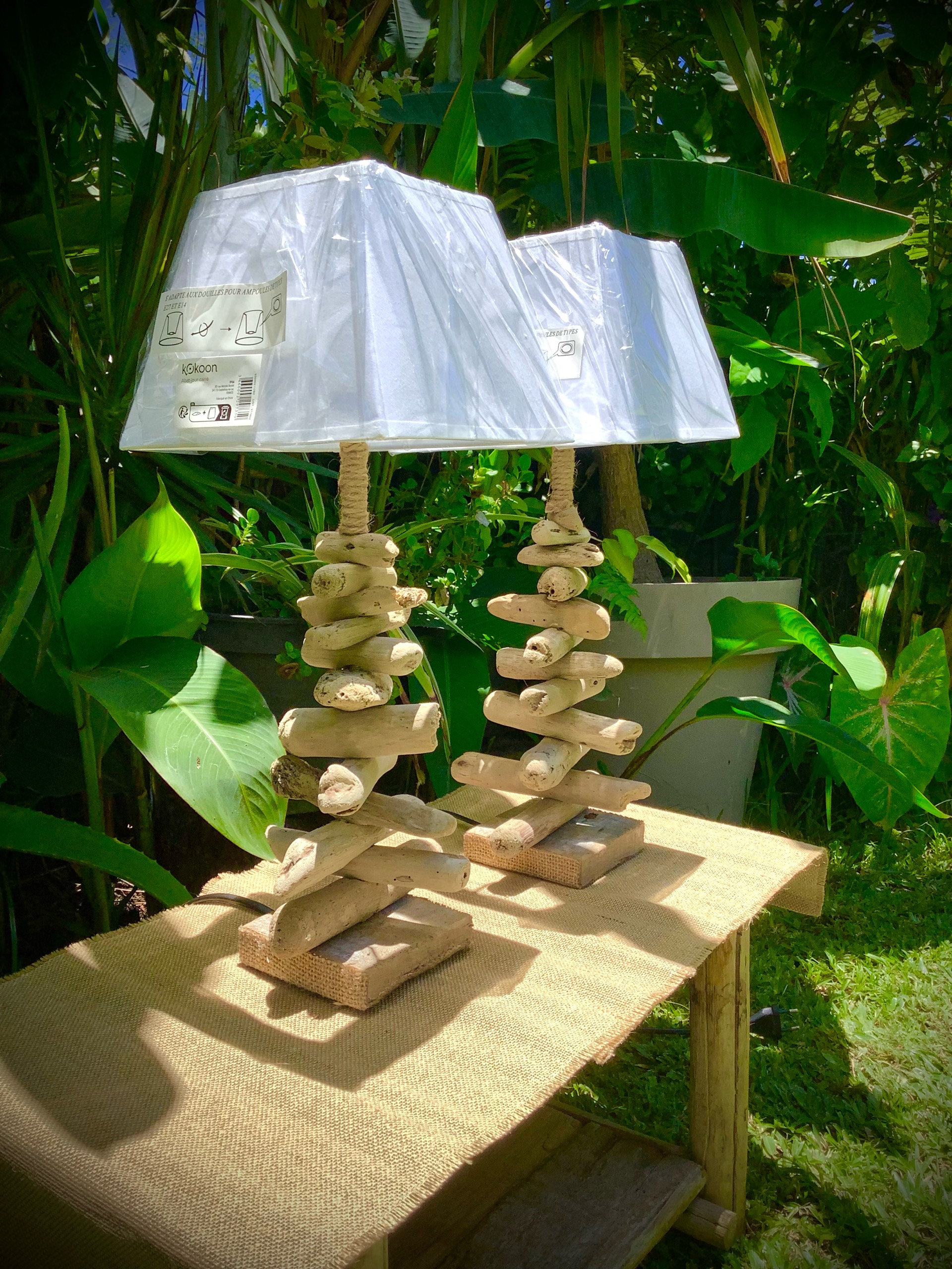 lampe de chevet modele pyramide — visuel 3
