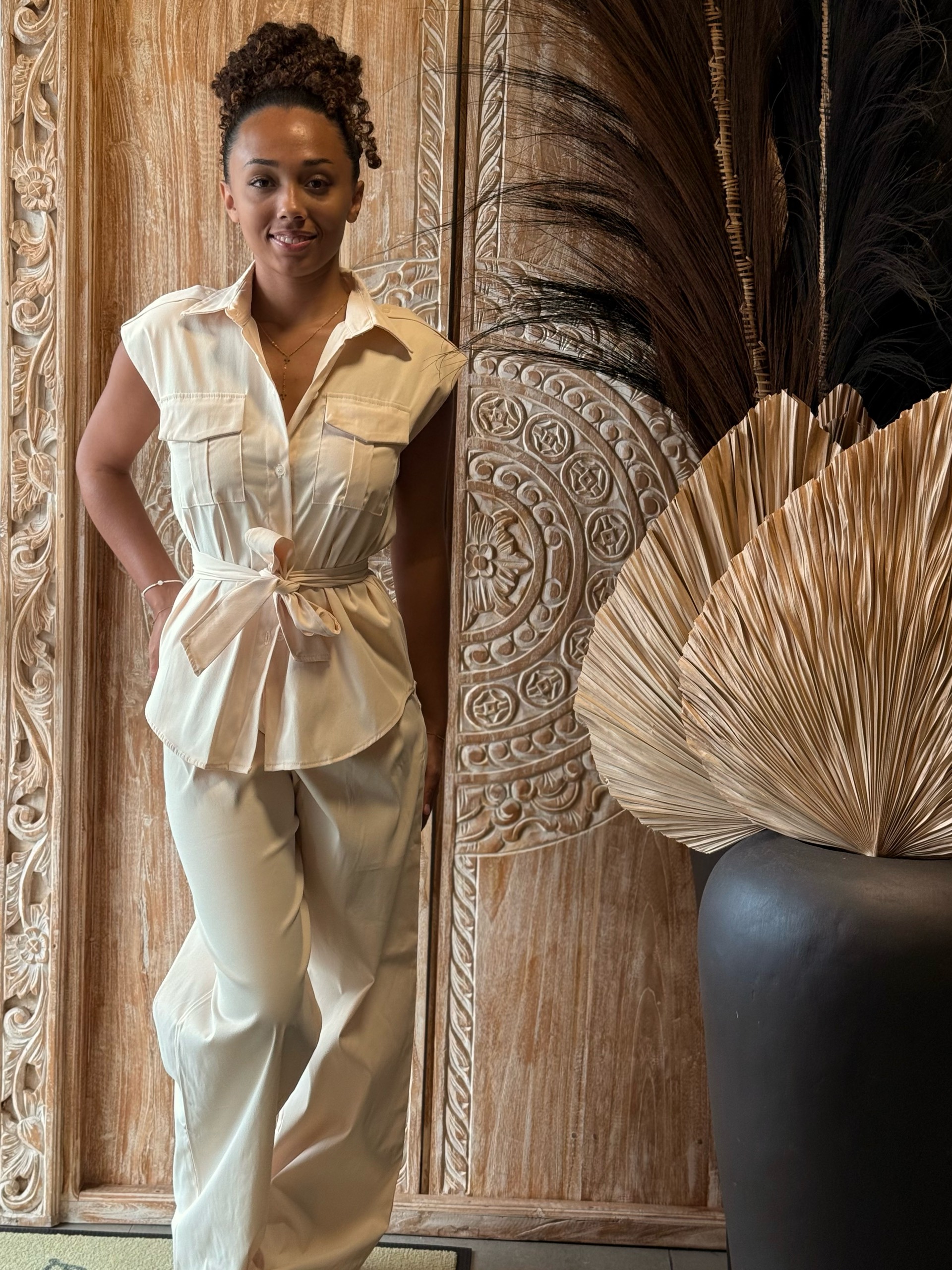 Ensemble ceinturé, style utility chic — visuel 3