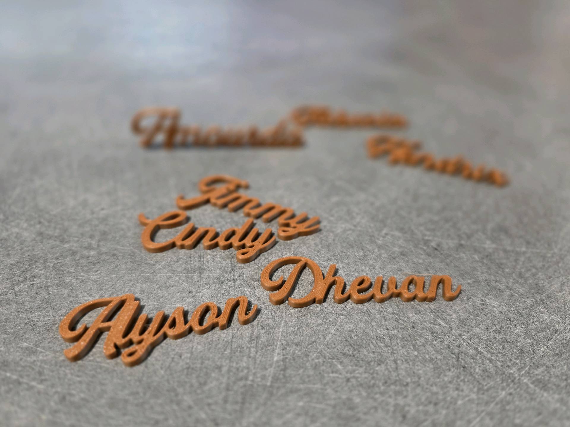 impression 3D de prénom 6cm — visuel 4