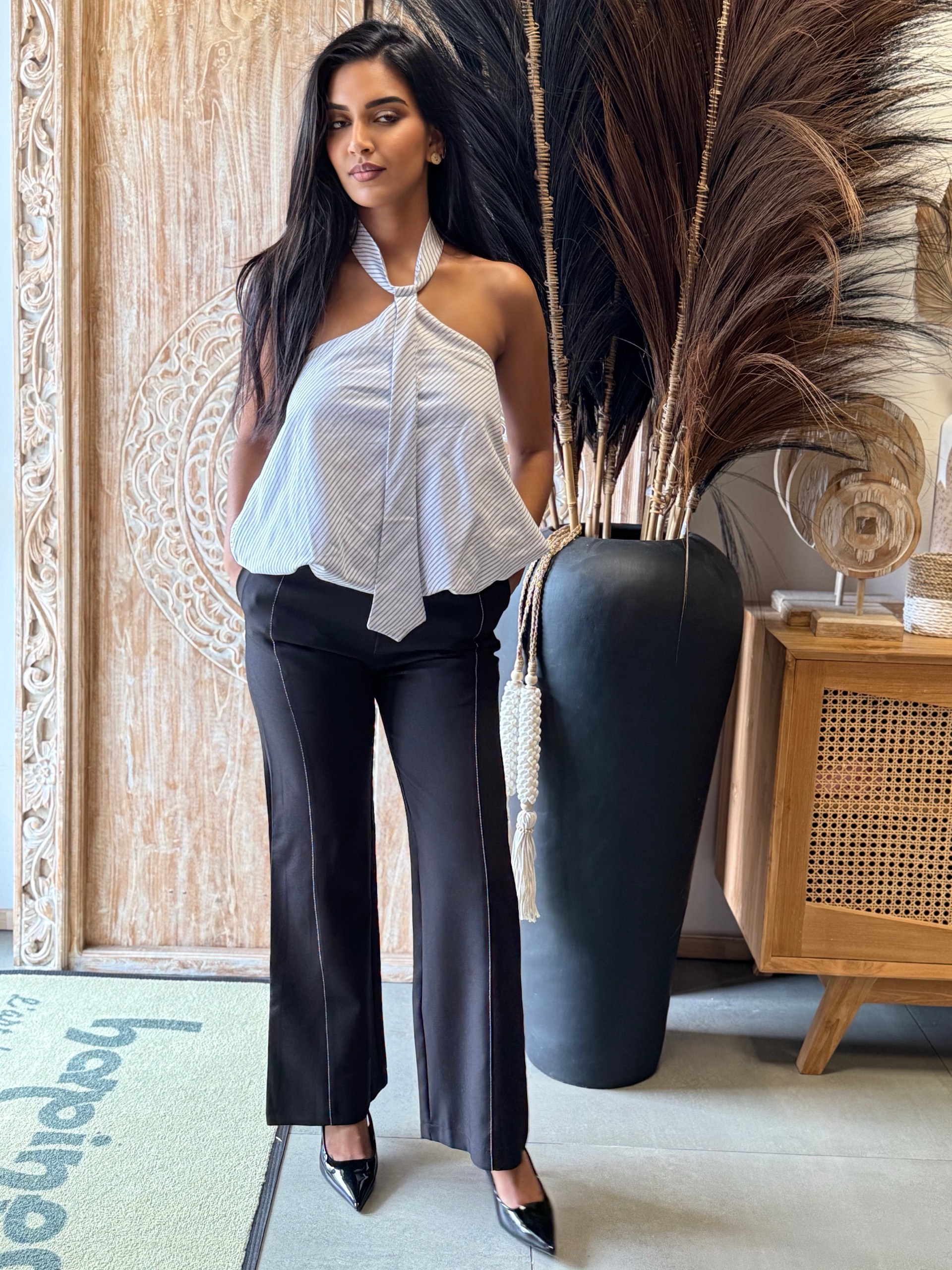 Pantalon coupe droite femme – du S au 3XL (taille haute) — visuel 6