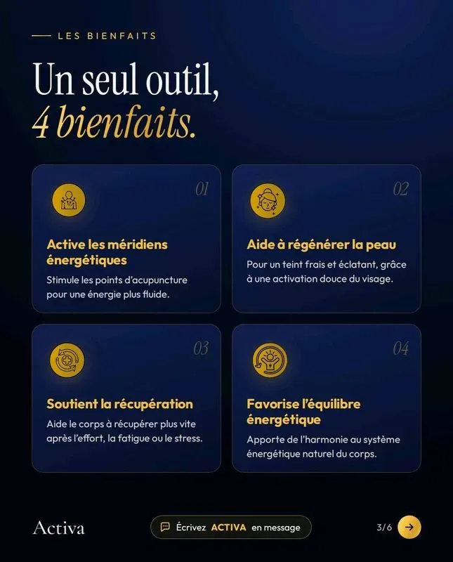 Activa - Stylo bien-être de poche inoxydable — visuel 5