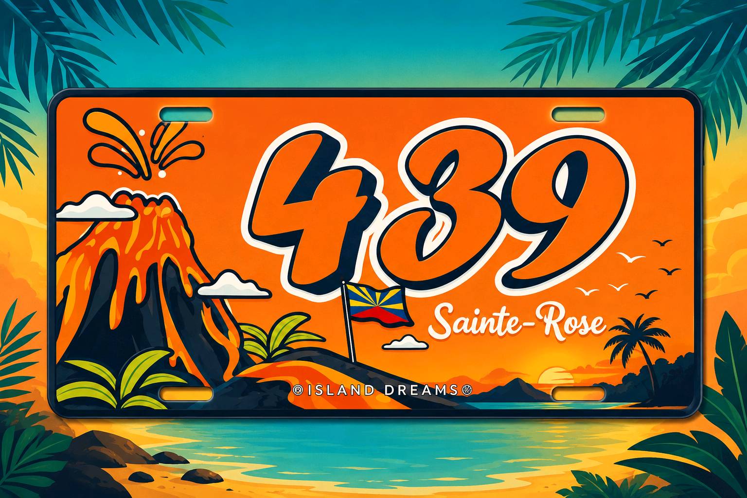 Magnets décoratifs Island Dreams | Des designs uniques inspirés de La Réunion — visuel 4