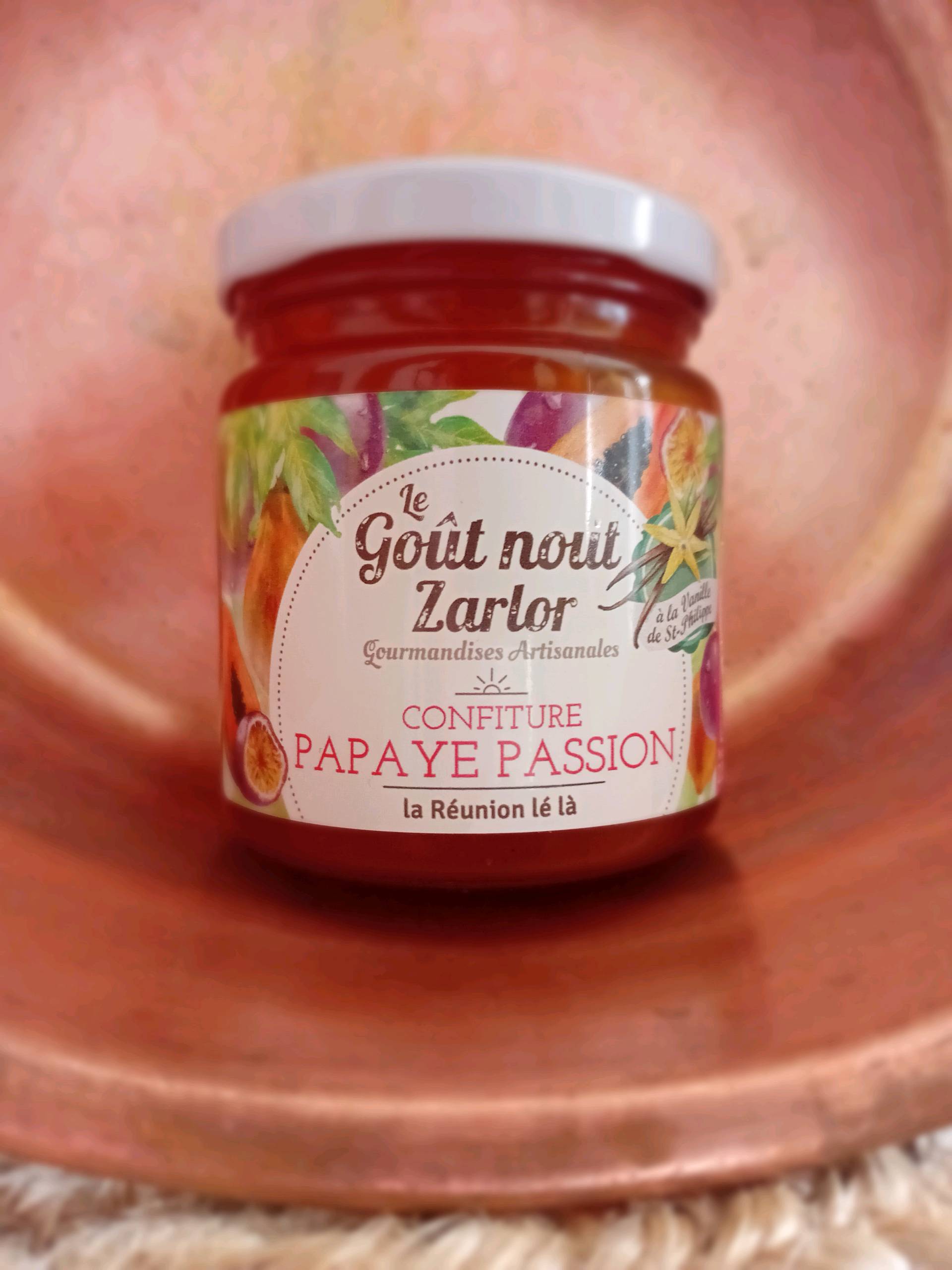 Confiture de papaye passion