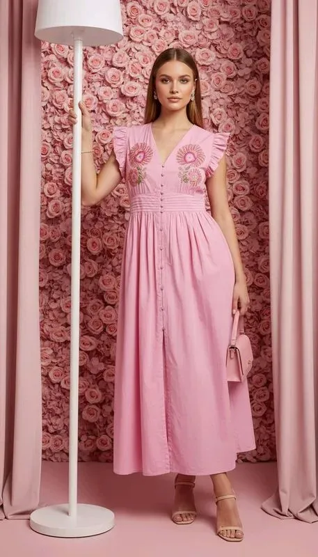 Robe longue "Romane"