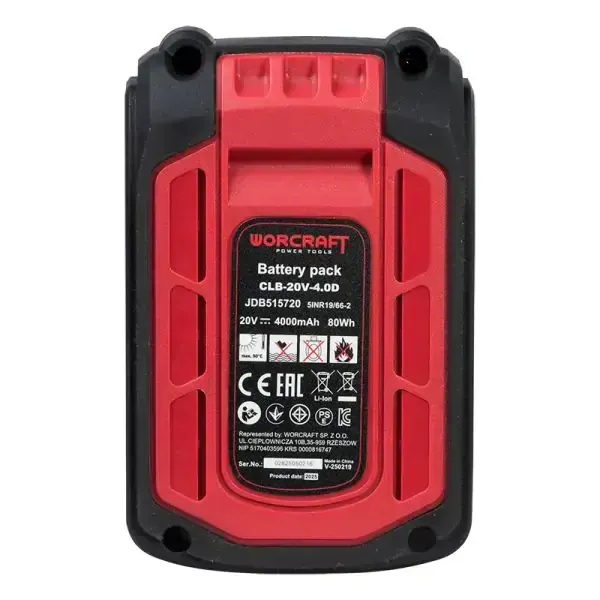 batterie Worcraft 4ah 🔋 — visuel 5
