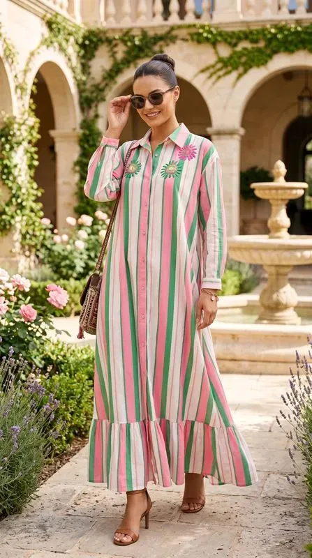 Robe longue "CAMÉLIA"