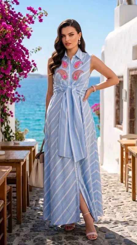 Robe chemise " CAMILLE "