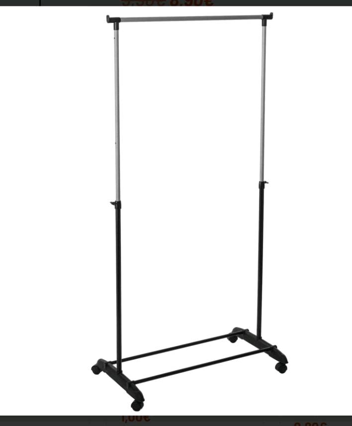 Portant métal 90-150*43*100-160cm