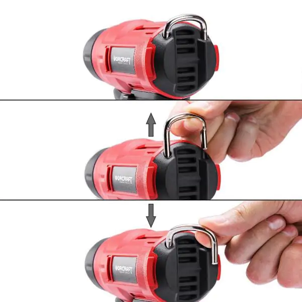 Décapeur thermique industriel sans fil + batterie 4ah et chargeur  — visuel 8