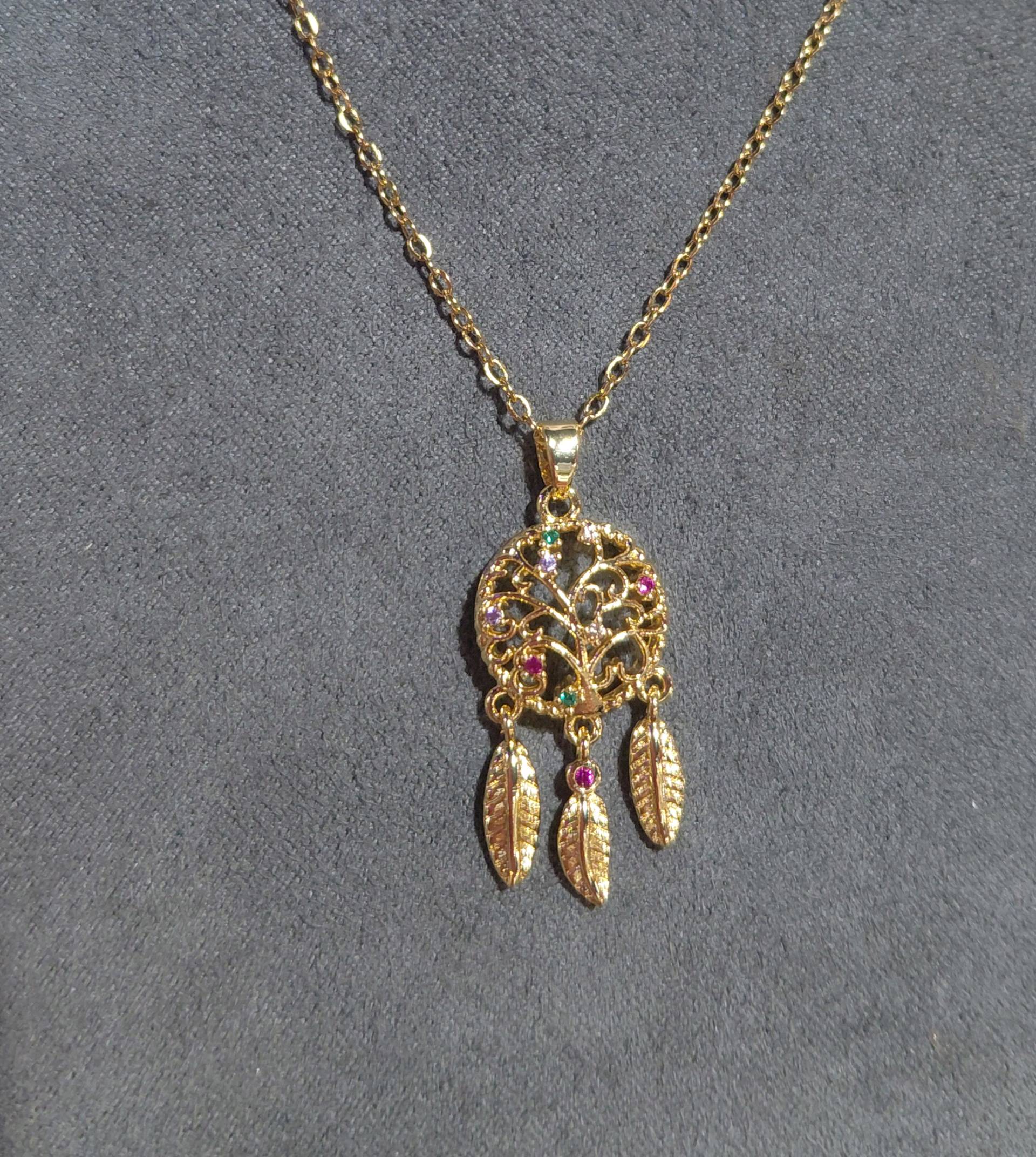 Collier attrape rêve.