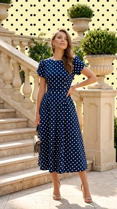 Robe rétro "ROSALIE" — visuel 2