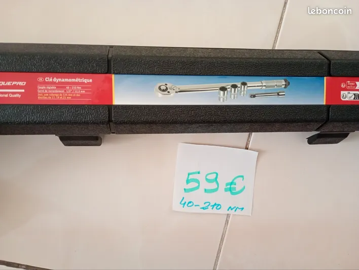 Clé dynamométrique NEUVE Torquepro 40-210 NM — visuel 2