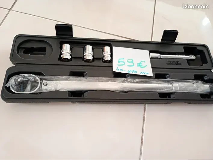 Clé dynamométrique NEUVE Torquepro 40-210 NM