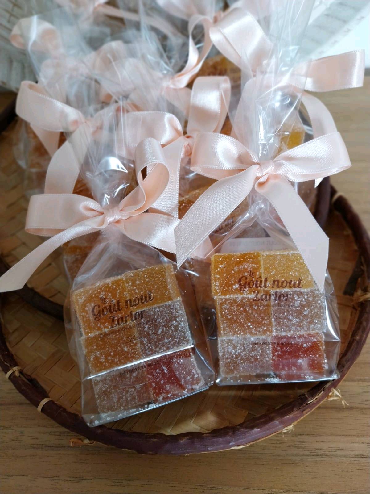 Sachet de 6 morceaux de pâtes de fruits