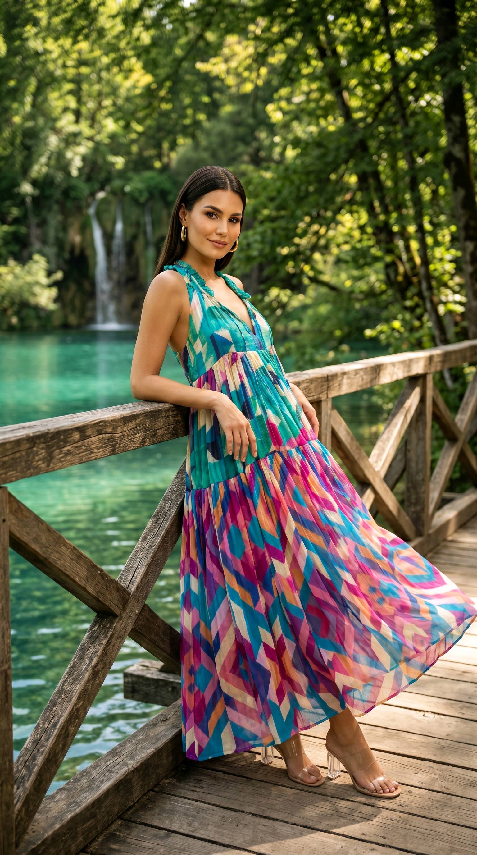 Robe longue "Azura" — visuel 2