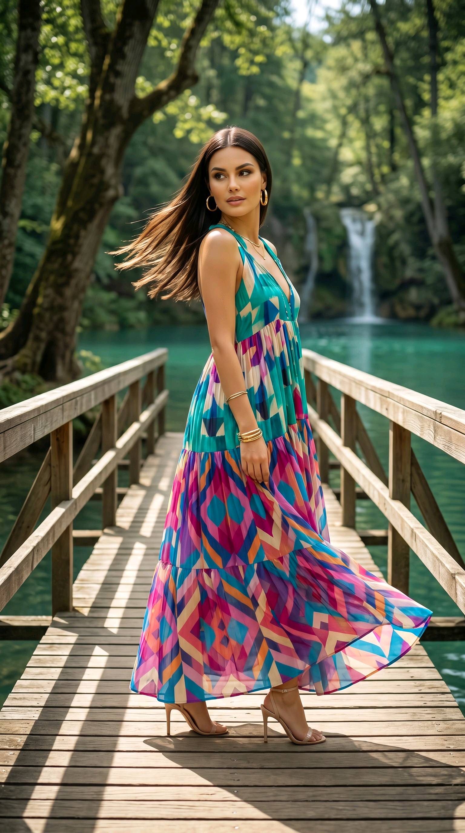 Robe longue "Azura" — visuel 3