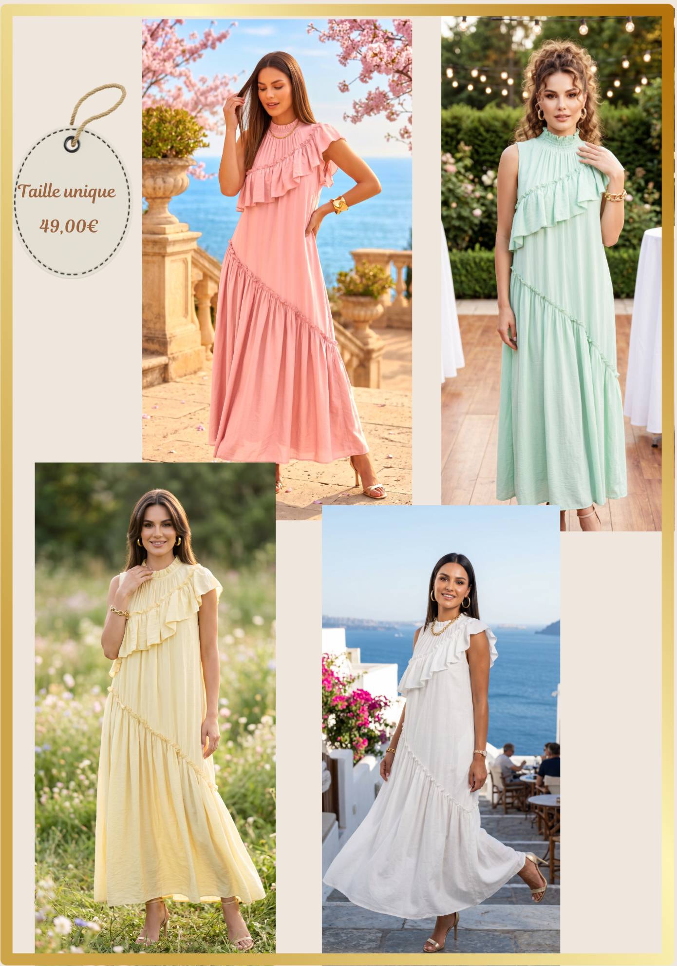 Robe longue "NAORA"