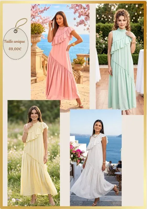 Robe longue "NAORA"