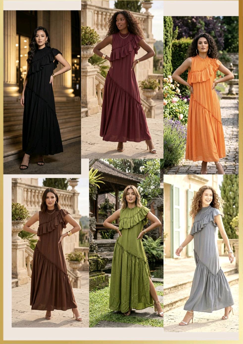 Robe longue "NAORA" — visuel 2