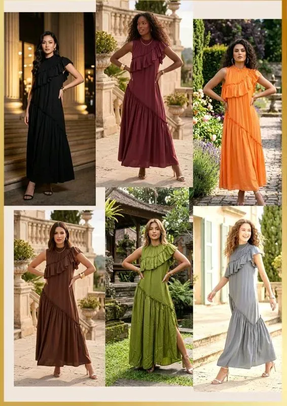 Robe longue "NAORA" — visuel 2