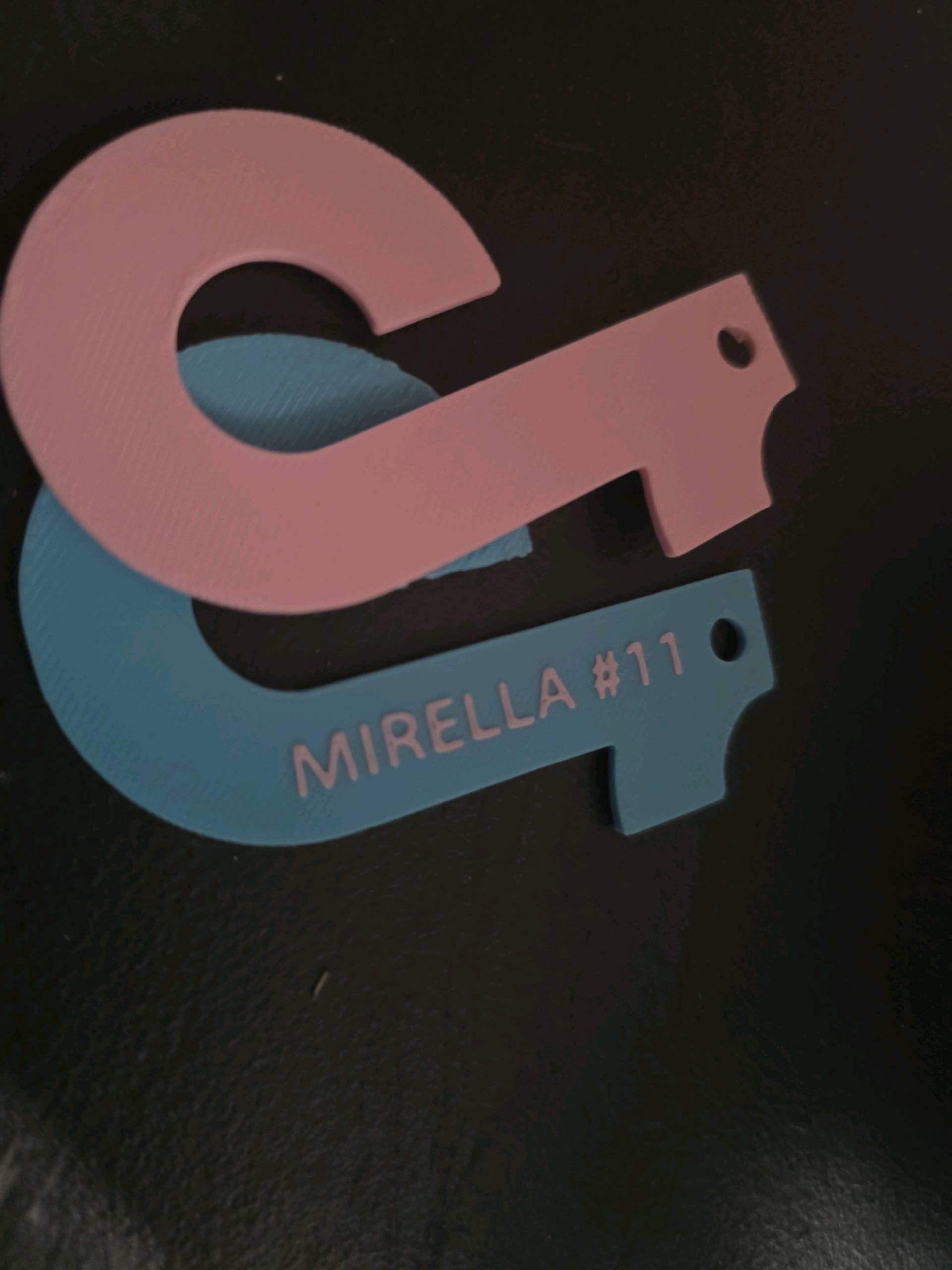 Porte clé bicolore — visuel 2