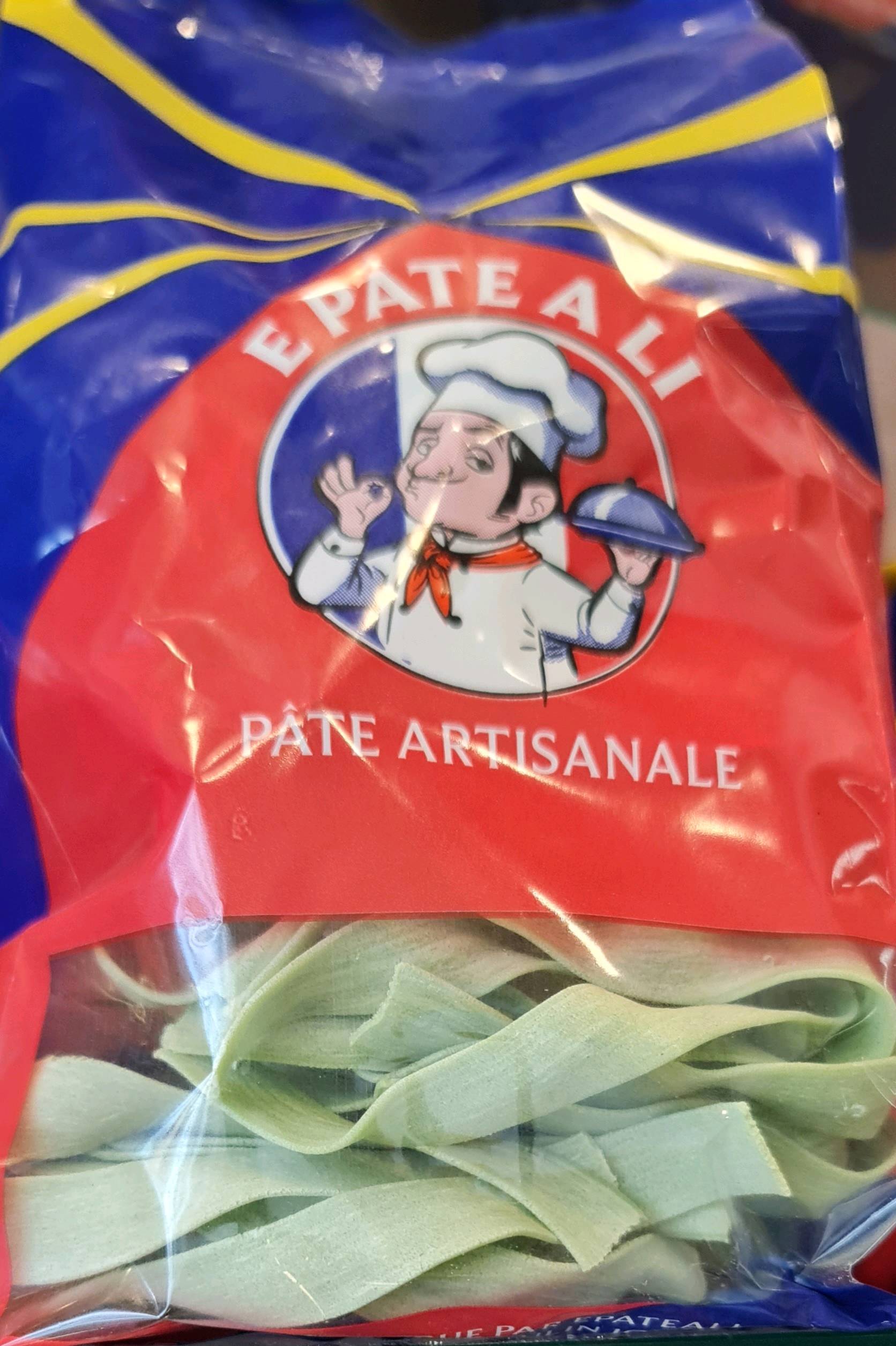 pappardelle brède chou kale 