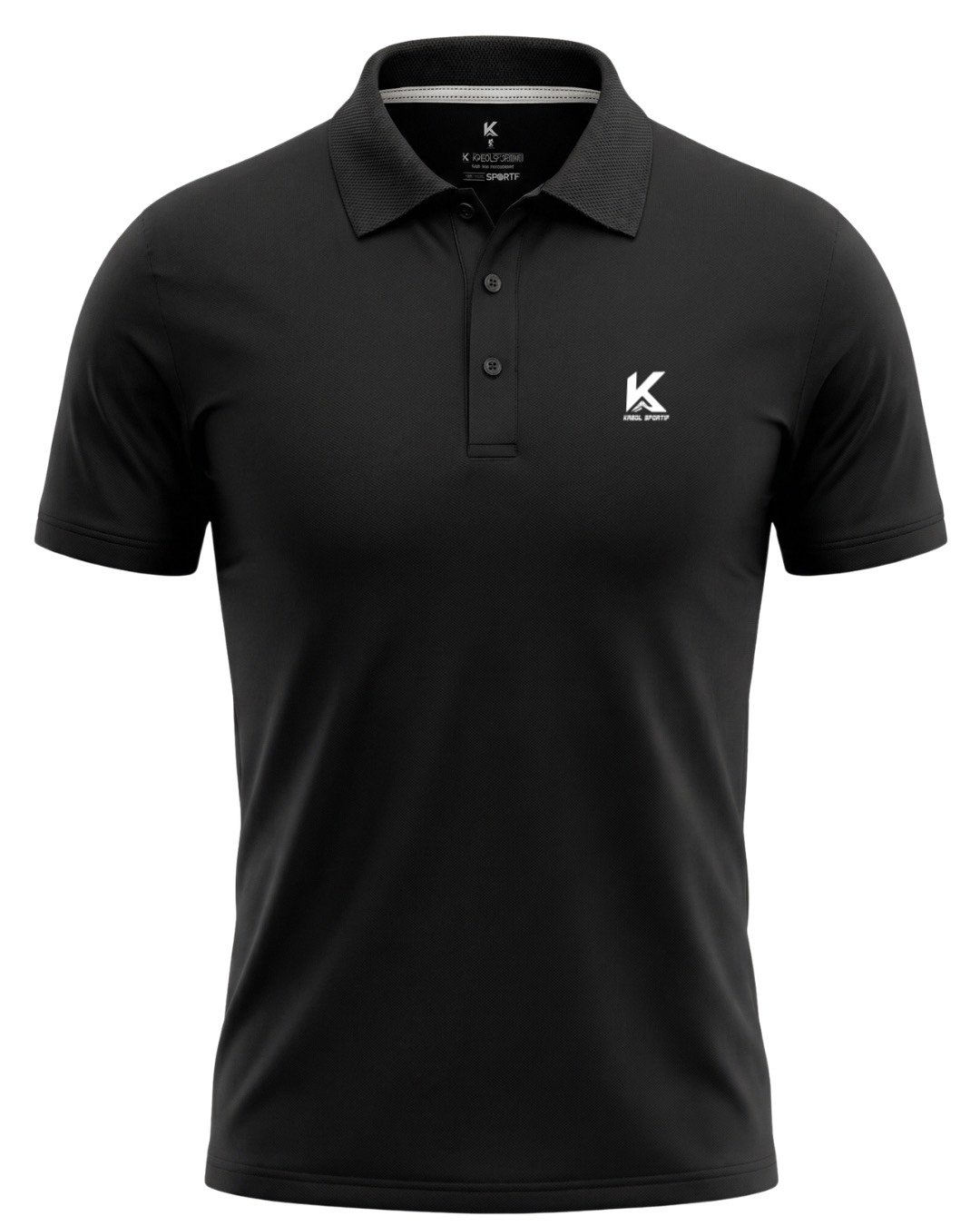Polo Technique KREOL SPORTIF – Noir Intense — visuel 2