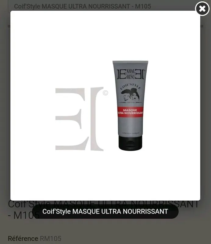 Masque Ultra Nourrissant Coif'Style pour Cheveux Crépus