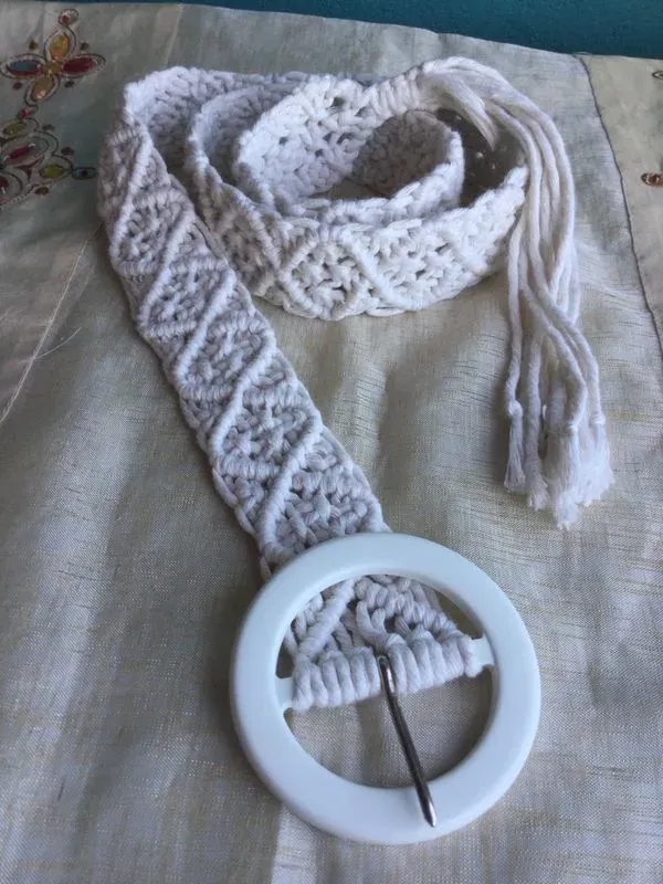 ceinture macramé