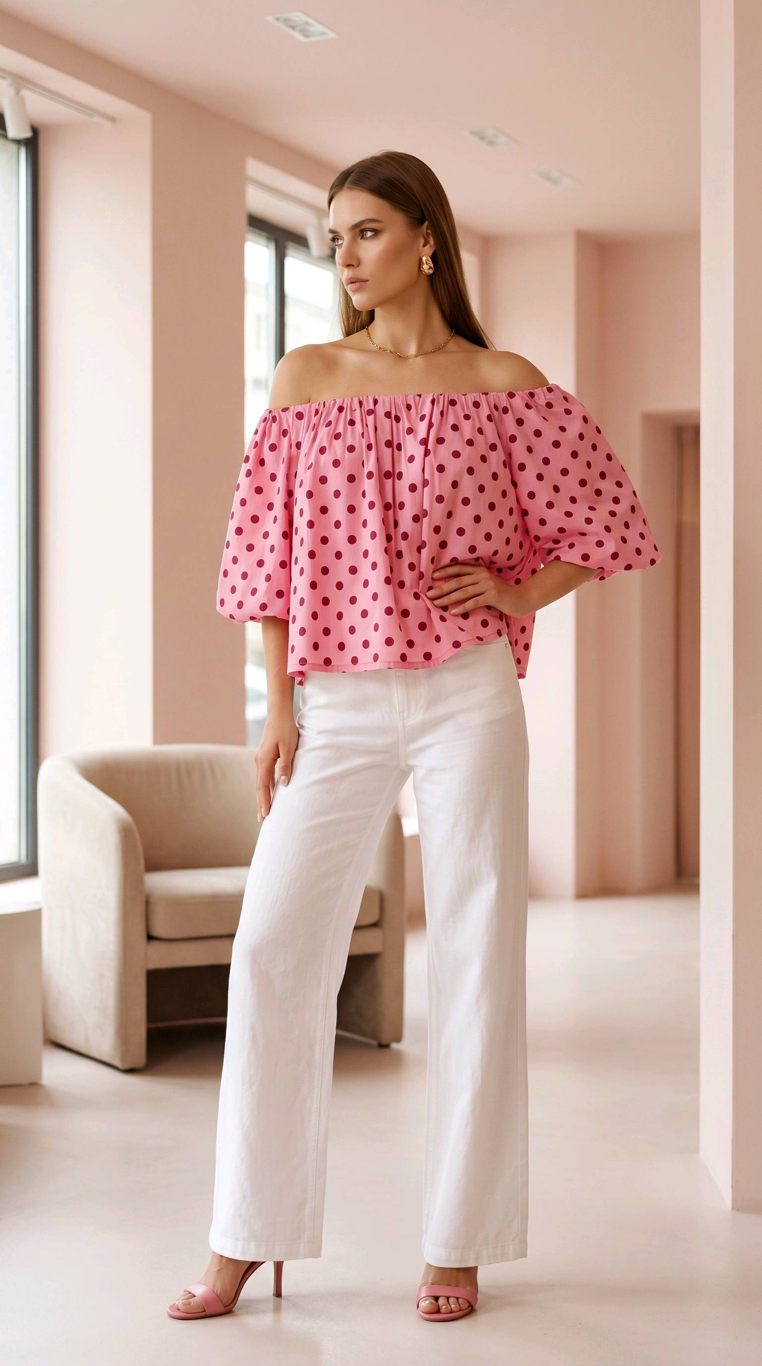 Top "Suzanna" à pois — visuel 5