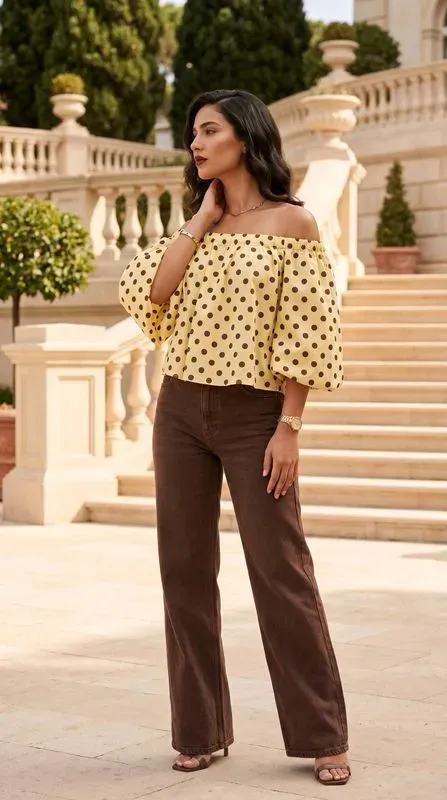 Top "Suzanna" à pois — visuel 6