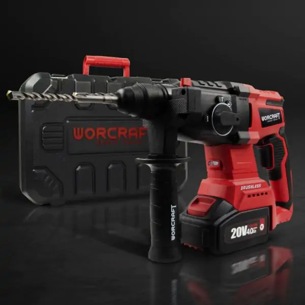 marteau perforateur sans fil WORCRAFT CRH-S20LiBAM — visuel 2