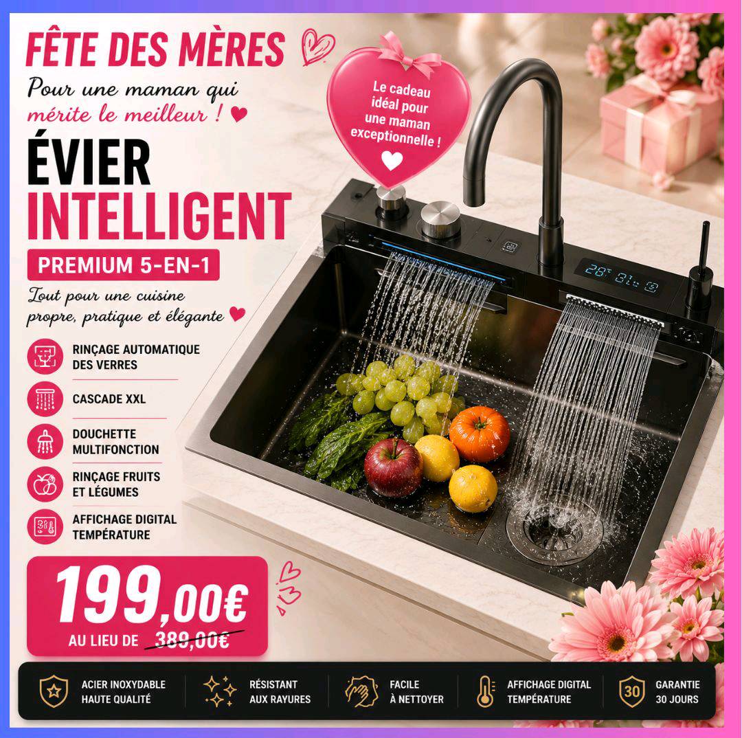 Évier intelligent 